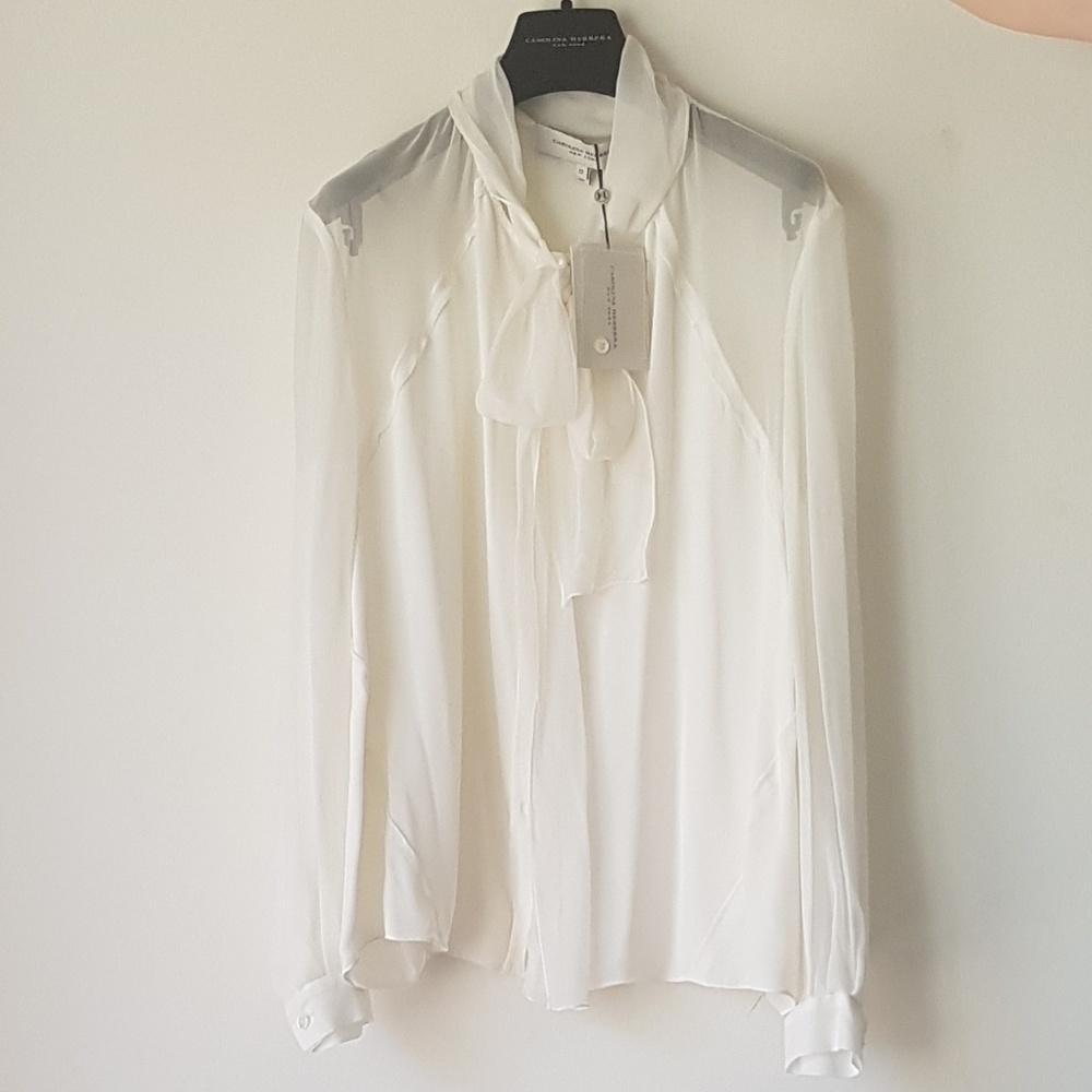 Brand New Carolina Herrera New York Silk blouse